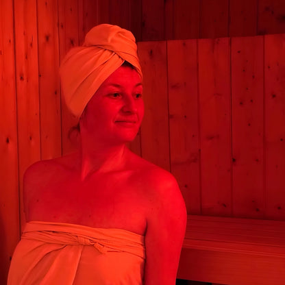 Haarturban aus Ahimsa Seide