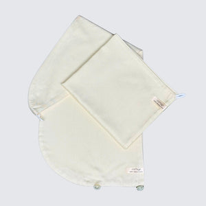 Set Haarturban und Gesichtshandtuch aus Ahimsa Seide