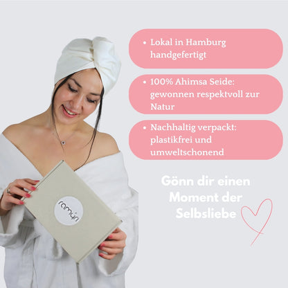 Haarturban aus Ahimsa Seide