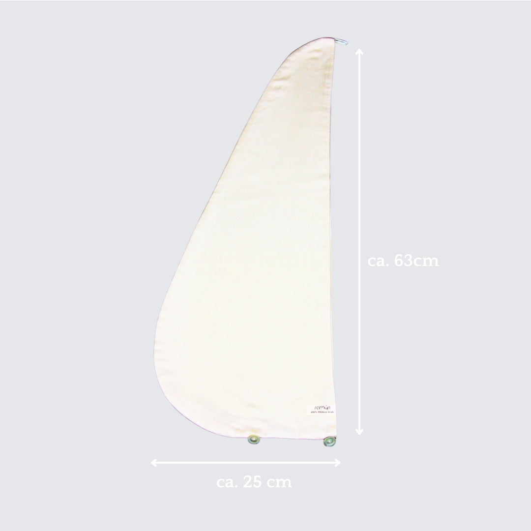 Haarturban aus Ahimsa Seide