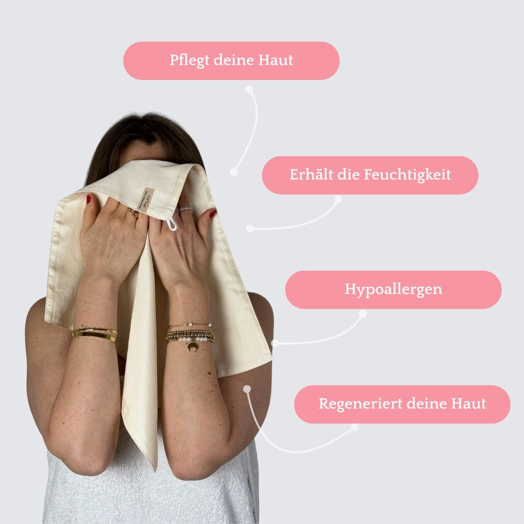 Handtuch aus Ahimsa Seide
